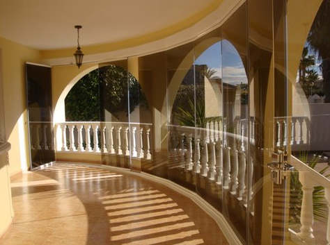 Cortinas de cristal